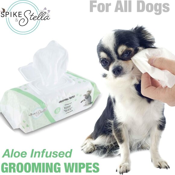 110 Pack Pet Grooming Wipes - Large & Extra-Large Sizes - Lavender, Aloe, & Unsc - Picture 3 of 10